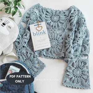 Gerbera Daisy Crochet Top Pattern PDF – Floral Summer Crochet Top PDF Tutorial, Boho Summer Festival Top, Woman Crochet Top, Summer DIY Top